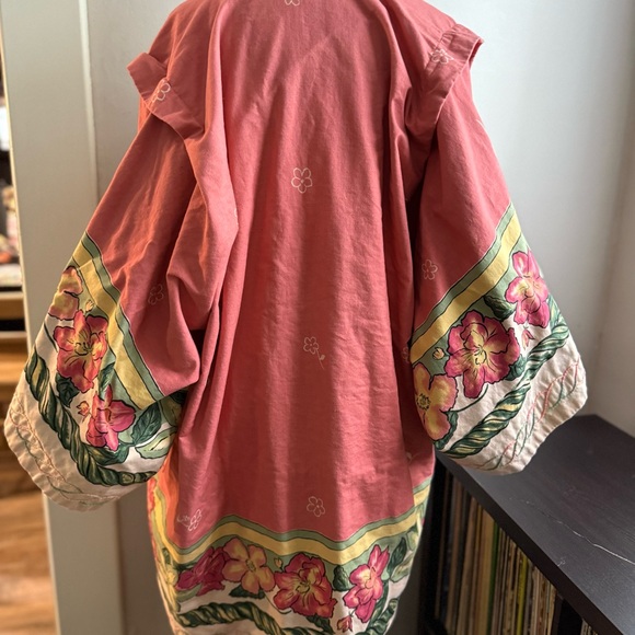 Handcrafted Quilted & Embroidered Floral Kimono Jacket – One Size - Picture 5 of 16
